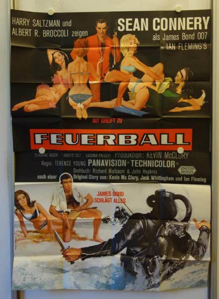 James Bond 007 - Feuerball originales deutsches A00-Filmplakat